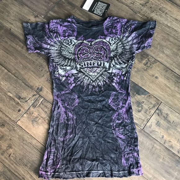 Sinful Tops - Sinful by affliction tee